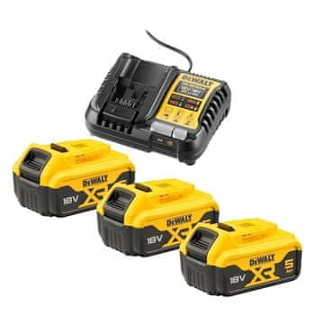 DeWalt DeWALT DCB1104P3-QW polnilnik in 3x 18V XR Li-Ion baterije