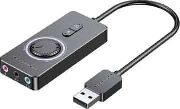 Vention USB 2.0 zunanja zvočna kartica, 1m kabel