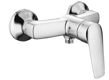 slomart Stenski tuš faucet, medenina, keramična glava, 35 cm