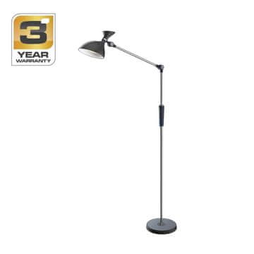 slomart ELEGANT BL-1903 stoječa LED svetilka, 12W+3W, črna