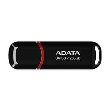 slomart ADATA UV150 USB ključek 256GB, USB 3.2, črn