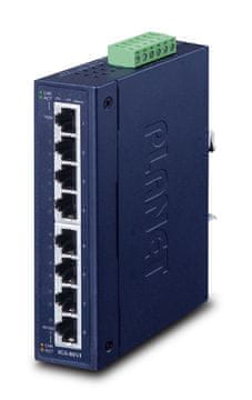 PLA PLANET IGS-801T omrežni stikalo Gigabit Ethernet L2, modra