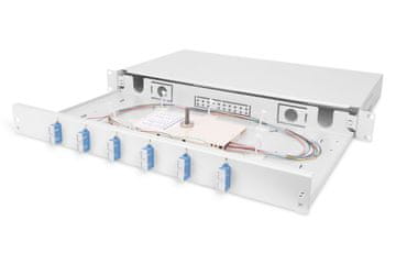 Digitus Digitus DN-40011 optična razdelilna omarica, siva, 1U