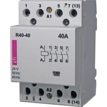 ETI ETI R 40-40 modularni kontaktor 40A 4P 4Z 3M 230V AC