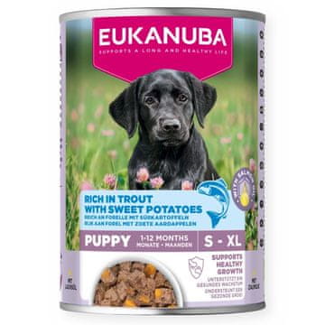 Eukanuba EUKANUBA Life Care Puppy s postrvjo in sladkim krompirjem, mokra hrana za pse, 400g