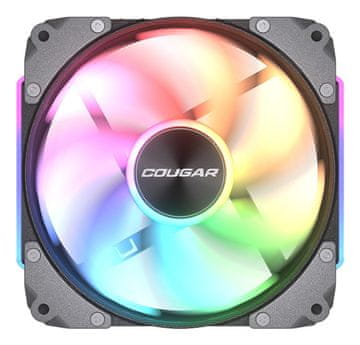 Cougar COUGAR Apolar 120 ARGB ohišni ventilator, črn (komplet 3 kosov)