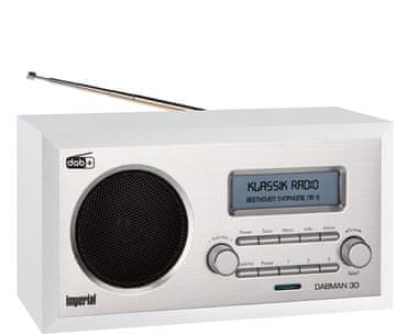 Imperial Imperial DABMAN 30 radio DAB+/FM, bela/srebrna