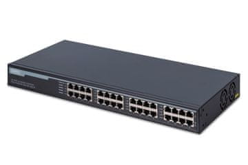 Digitus Digitus 16-portni 10G Ethernet PoE+ injektor, 250W, 1U