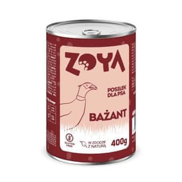 Zoy ZOYA Hrana za pse Pheasant - mokra hrana - 400g