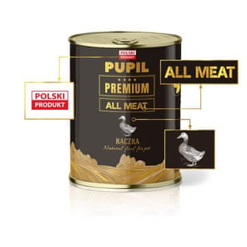 PREMIUM PUPIL Premium All Meat Gold Duck mokra hrana za pse - 800g