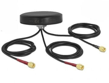 Delock DeLOCK 12676 Antena za omrežje, SMA, 3 dBi, črna, IP67