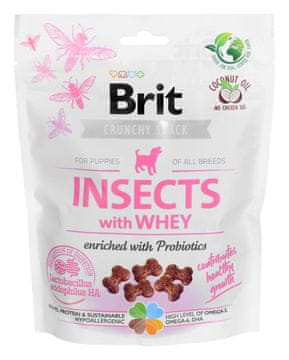 BRIT Care Dog Insects&Whey - Pasje priboljški - 200 g