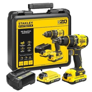 slomart Stanley SFMCD720D2K akumulatorski vrtalnik/vijačnik 18V 80Nm