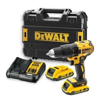 DeWalt DeWALT DCD777D2T-QW vrtalnik 1750 RPM, ključavnica, 1,15 kg, rumena