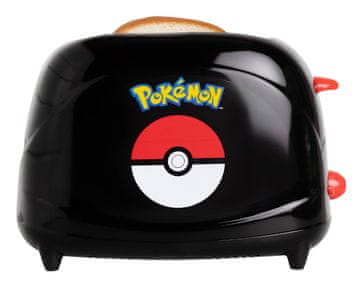 slomart Mad Monkey Pokémon toaster, 2 rezini, rdeč/črn/bel