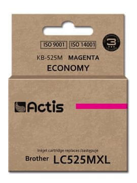 ACS Actis KB-525M nadomestno črnilo za Brother LC525M, magenta, 15 ml