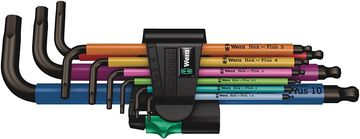 Wera Vstavljivi imbus ključ Wera 950/9 L-Metal, 9 kosov, nerjaveče jeklo