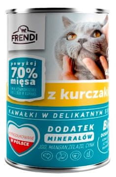 slomart FRENDI mokra hrana za mačke s piščancem v omaki, 400 g