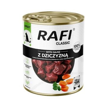 dnt RAFI Classic mokra pasja hrana - 800g