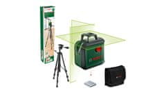 Bosch Bosch LASER ADVANCED LEVEL 360 UNI GREEN +TT150 laserska libela, zelena