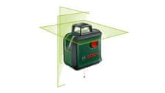 Bosch Bosch LASER ADVANCED LEVEL 360 UNI GREEN +TT150 laserska libela, zelena