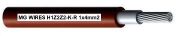 slomart MG Wires H1Z2Z2-K-R-4mm2 RD fotonapetostni kabel 100m, rdeč
