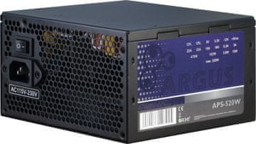 Inter-tech Inter-Tech Argus APS napajalnik 520W, ATX, črn