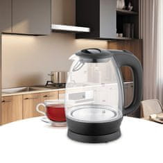 MAESTRO Električni kuhalnik vode Maestro MR-063-Black Glass 1.7 L