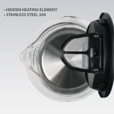 MAESTRO Električni kuhalnik vode Maestro MR-063-Black Glass 1.7 L