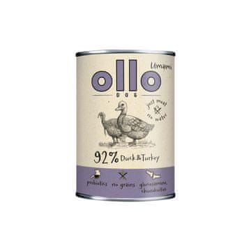 slomart OLLO Mokra hrana za pse Umami s račkom in puranom, 850g