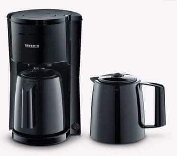Severin Severin KA 9307 kavni aparat z dvema termovkama, 1000 W