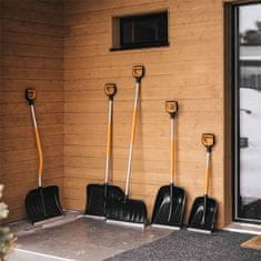 Fiskars Fiskars 1057179 lopata za sneg, kovinska, črna/oranžna