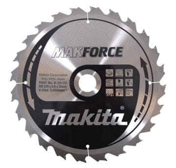 MAK Makita krožna žaga MAKFORCE WOOD 270x30x24z