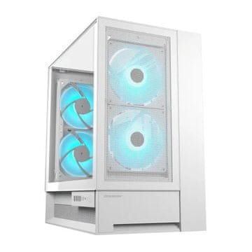 Cougar COUGAR OmnyX Midi Tower PC ohišje, ARGB, belo