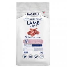 slomart BALTICA Nutraceutic Hypoallergenic Lamb z rižem za male pasme - 12 kg