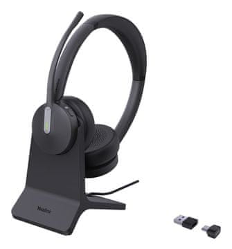 YEALINK Yealink BH70 Dual slušalke za PC, črne, s polnilnim stojalom