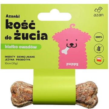 slomart AZANKI Pasja kost s probiotiki za mladiče, 10 cm