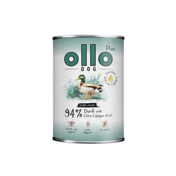 PLUS OLL Plus Collagen - mokra pasja hrana z račjim mesom - 400g