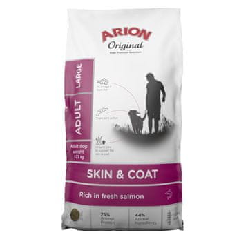Arion ARION Original Skin & Coat losos, suha hrana za pse, 12kg