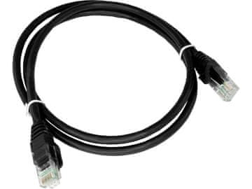 slomart Alantec mrežni kabel, črn, 0.25 m, Cat5e U/UTP (UTP)