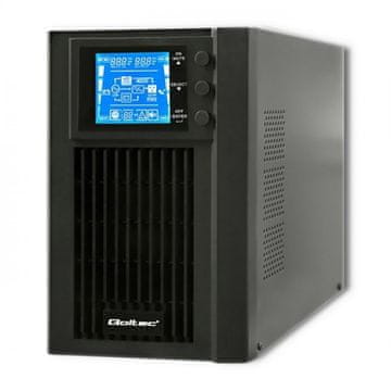 Qoltec Qoltec 53042 neprekinjeno napajanje (UPS) Online 1 kVA 800 W