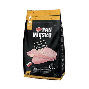 PMI PAN MIĘSKO Pasje briketi puran s fazanom S - 3 kg
