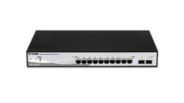 slomart D-Link DGS-1210-10/E omrežni stikalo 10-portni Gigabit, 2 SFP
