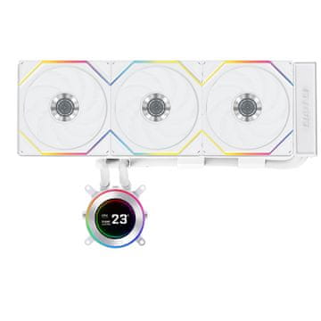 Lian Li Lian Li GA II Hydroshift II LCD-C 360TL Vodno hlajenje procesorja 12 cm Bela
