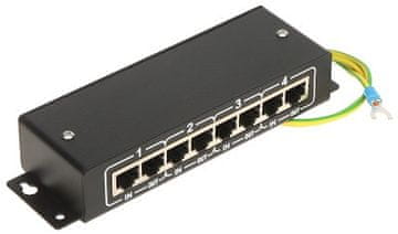 Protector AXON VIDEO-IP-4POE prenapetostna zaščita za video in IP omrežja, 4x PoE