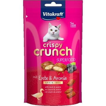 Věka Poslastica za mačke Vitakraft Crispy Crunch, piščanec z aronijo - 60g