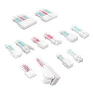 Kolink Kolink Core Pro pleteni kabelski podaljški 12V-2x6, Brilliant White/Neon Blue/Pure Pink