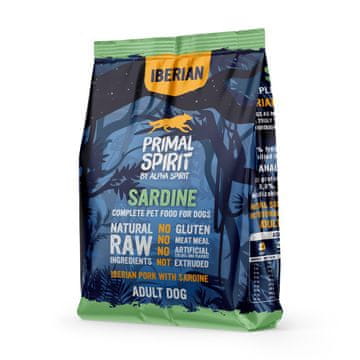 Primal PRIMAL SPIRIT Iberian Sardine - polsuha pasja hrana - 1 kg