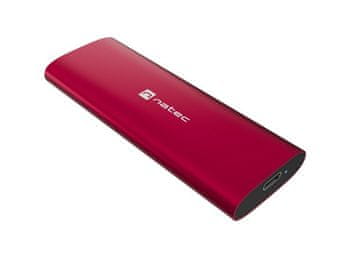 NATEC RHINO M.2 NVME USB-C 3.2 GEN 2 SSD Ohišje, rdeče