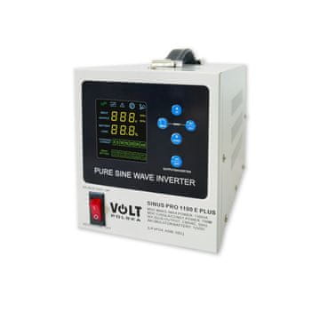 Volt Pretvornik VOLT POLSKA SINUSPRO 1100E PLUS 12/230V (700/1100W) AGM, GEL, LiFePO4